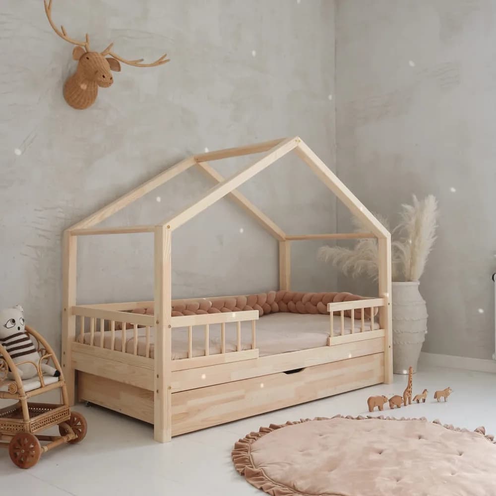 Łóżko domek HouseBed Bello Duo Plus (wersja z szufladą)