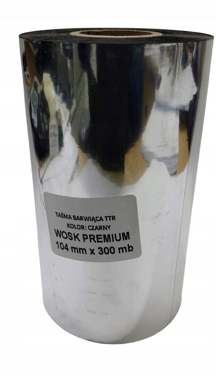 Taśma termotransferowa TTR Zebra 104x300 wosk