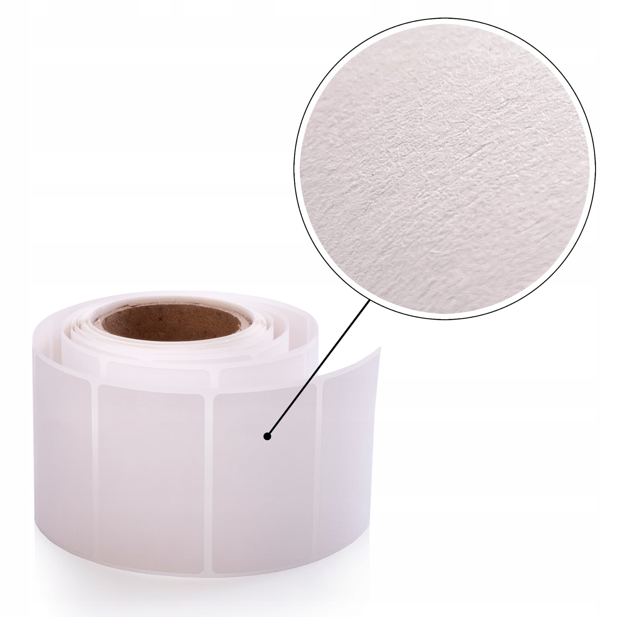 Etykiety dekoracyjne na słoik naklejki 50x30mm 100szt Cotton Touch matowe