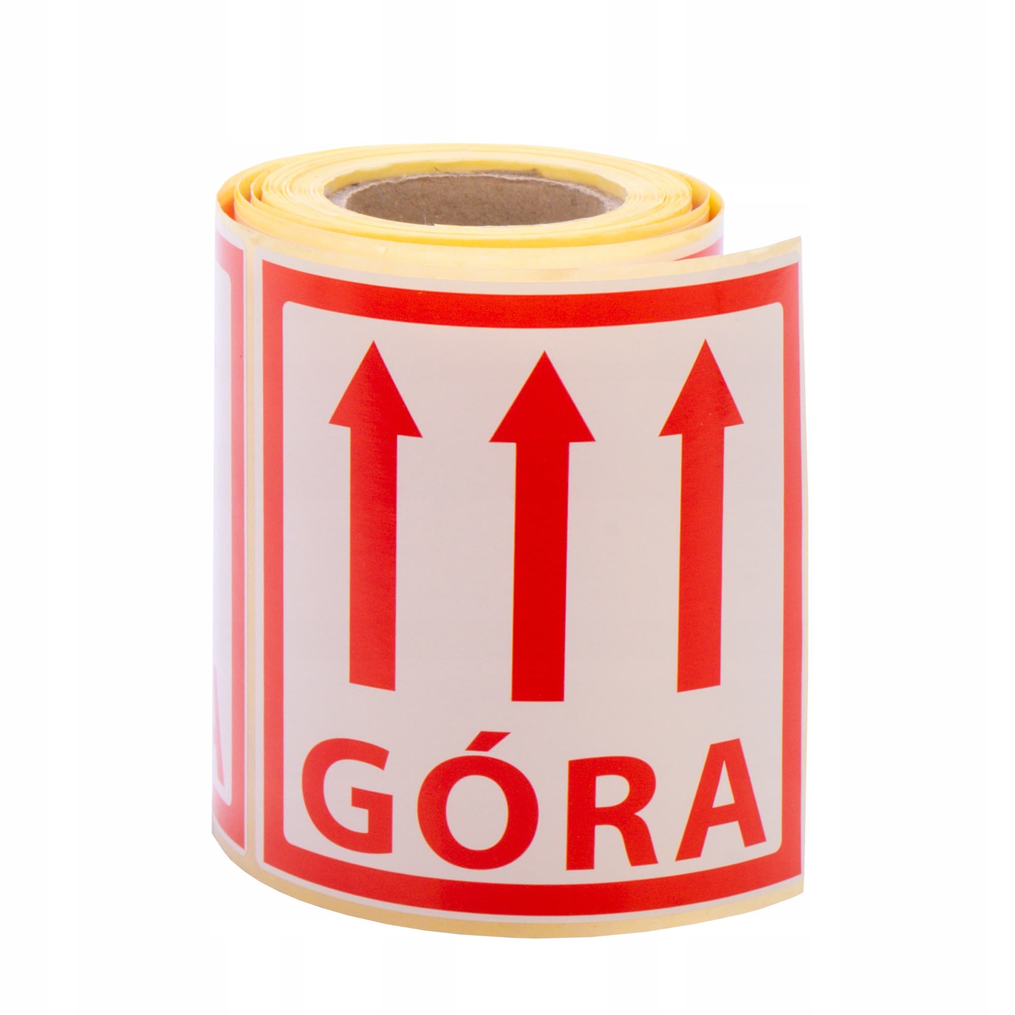 Naklejki Ostrożnie góra kurierskie 100 szt