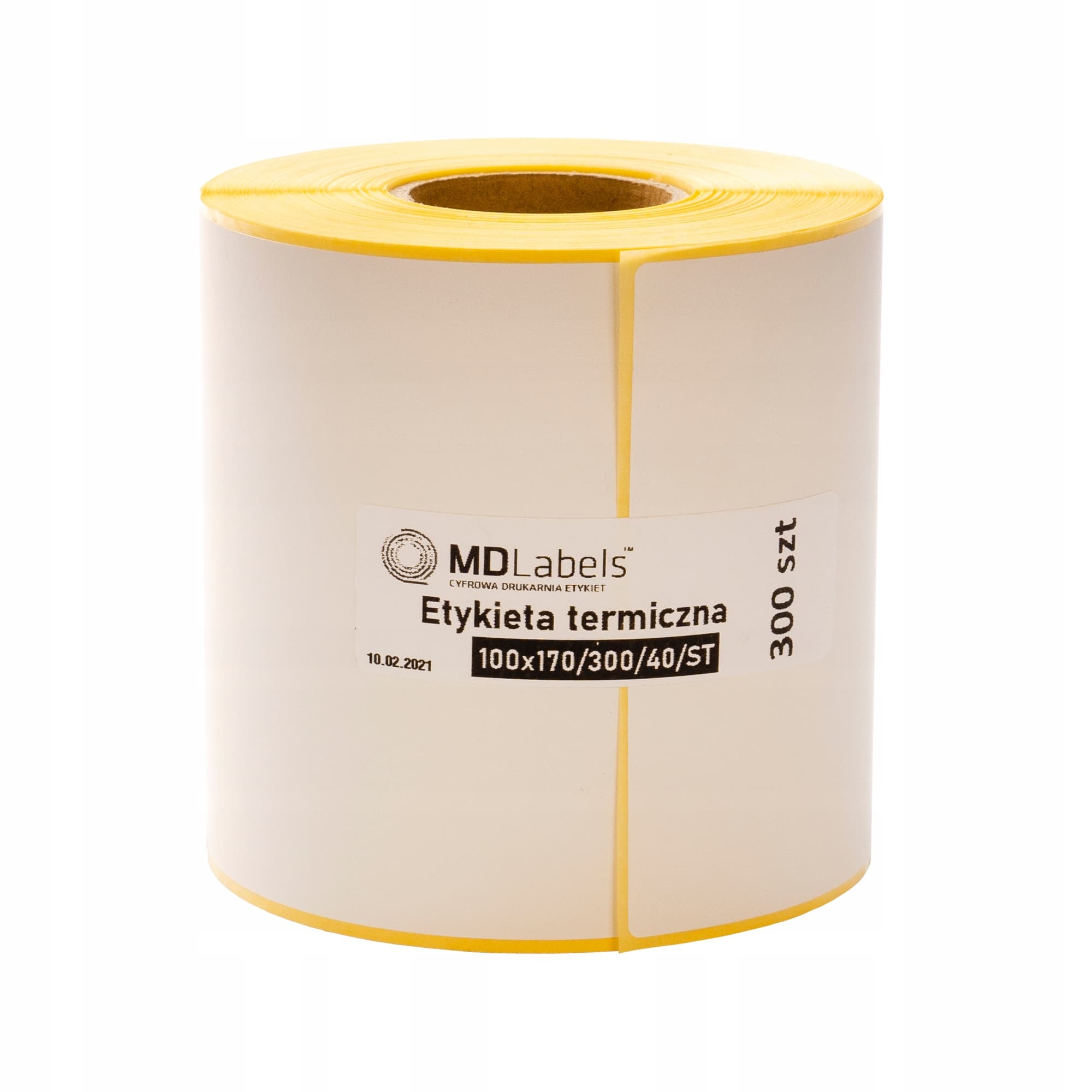 Naklejki termiczne do druku etykiet DHL 100x170 300 SZT MOCNY KLEJ ZEBRA