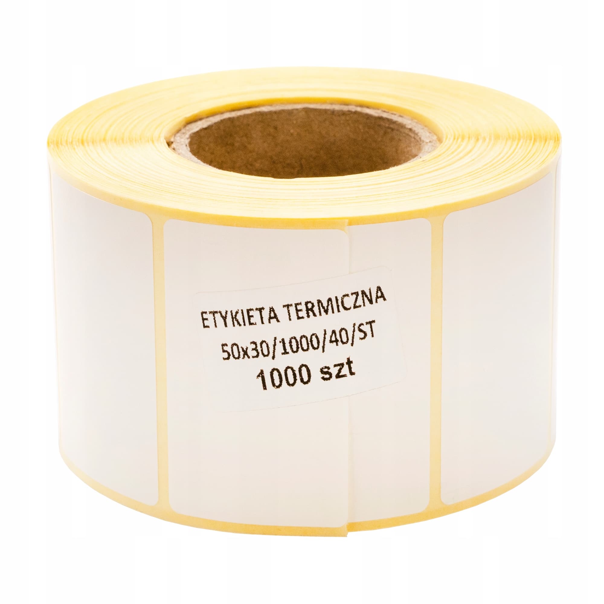 Etykiety naklejki termiczne do zebry 50x30 1000SZT