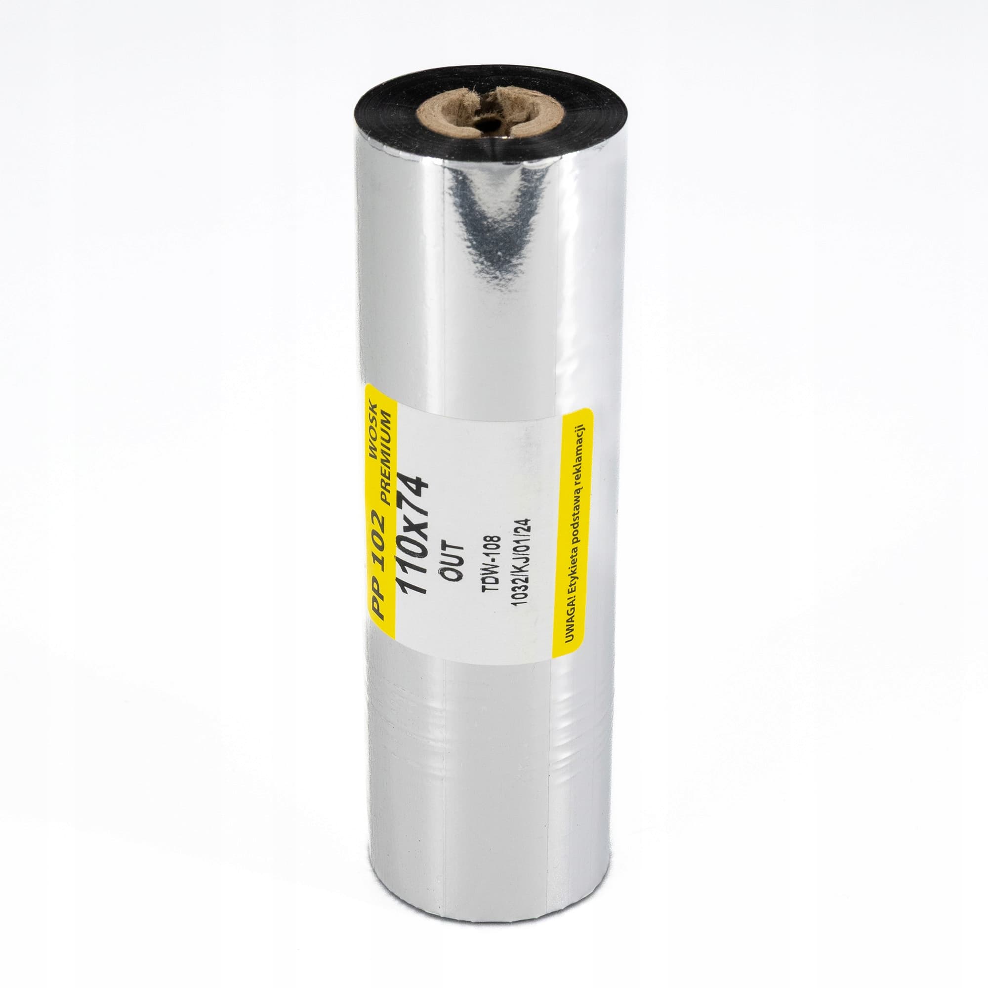 Taśma termotransferowa TTR 110X74 PP102 WOSK PREMIUM 1/2" OUT