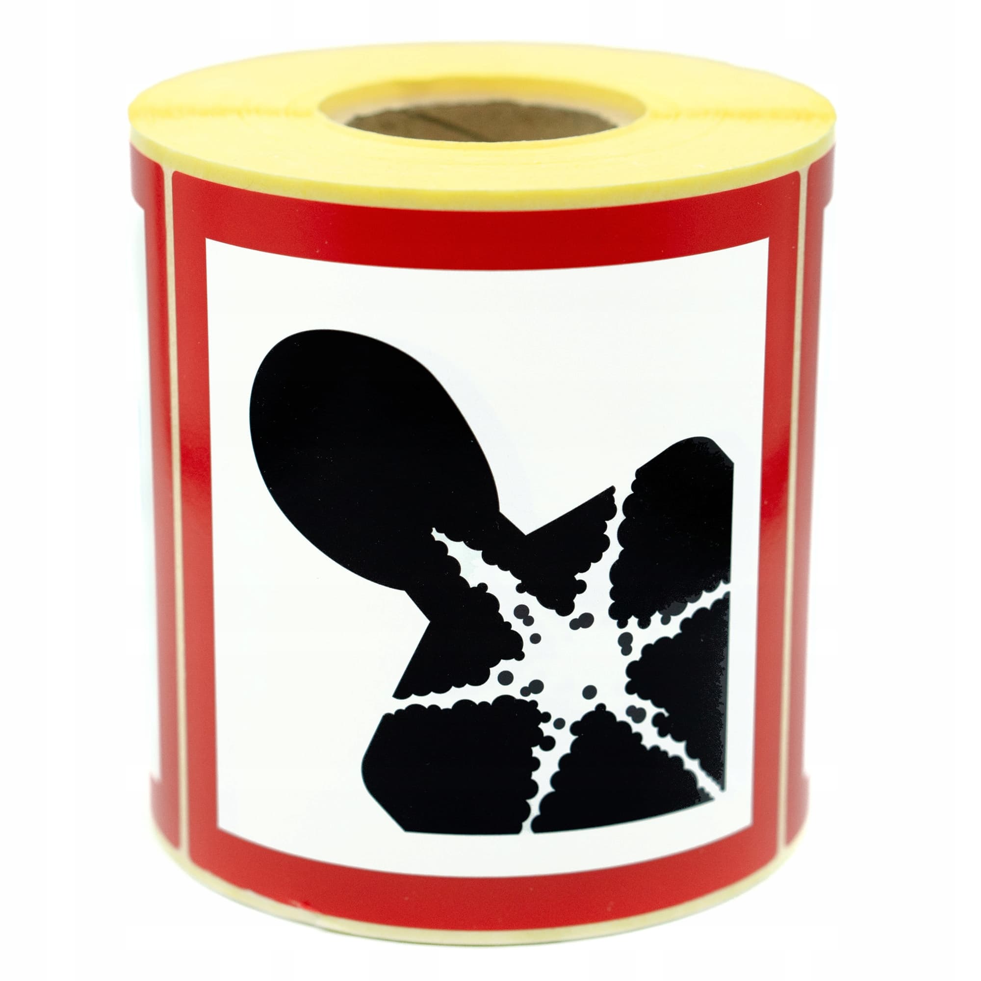 Etykiety ostrzegawcze 08- ZAGROŻENIE ZDROWIA 10X10CM 500 SZT