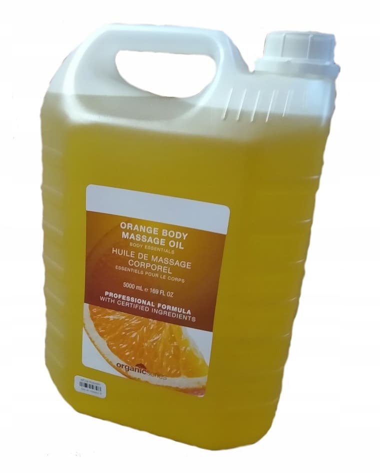 Organic Olej Oliwka do masażu ciała Pomarańcza 5L /BEZ PARAFINY/