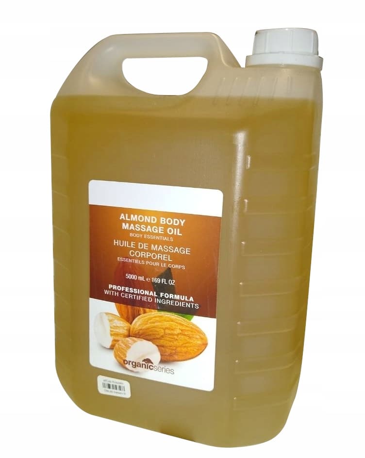 Organic Olej Oliwka do masażu ciała 5l o zapachu Migdałowym /BEZ PARAFINY/