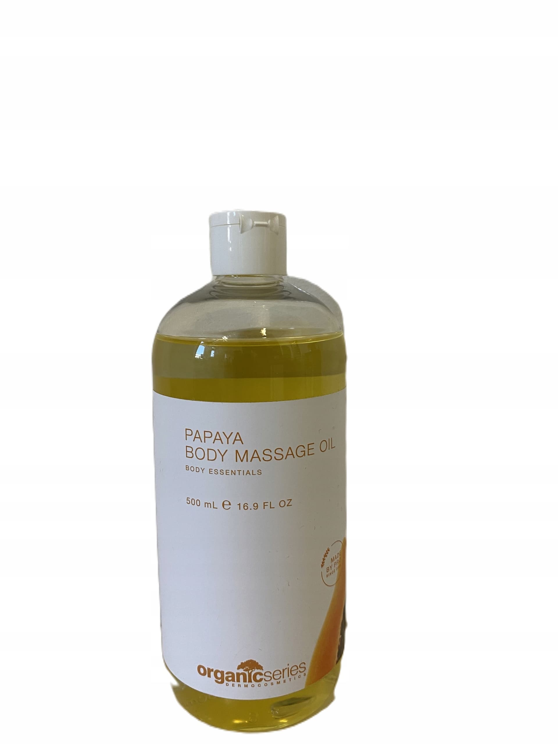 Organic olejek do masażu ciała o zapachu Papai 500ml /BEZ PARAFINY/