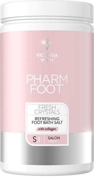 Pharm Foot Fresh Crystal sól odświeżająca do stóp z kolagenem 1250g
