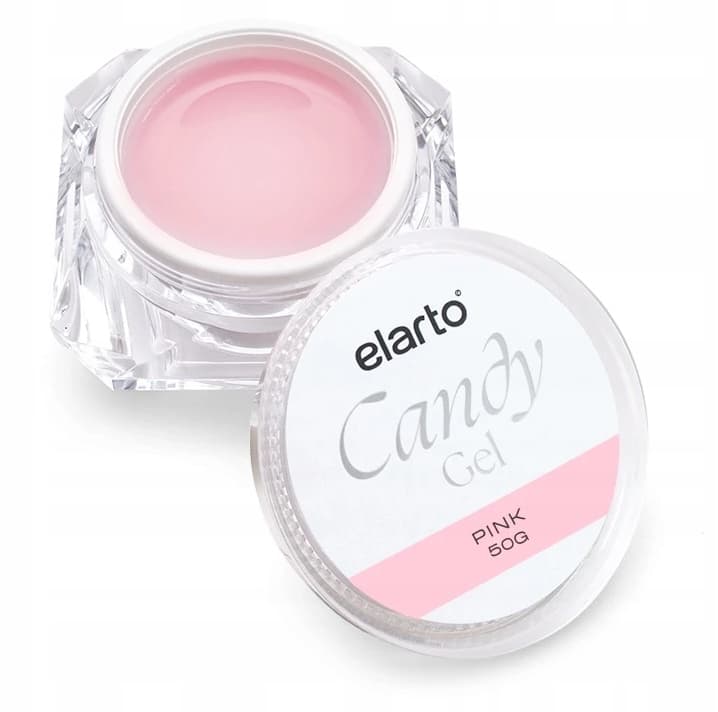 Elarto żel UV/LED Beż-Róż Gęsty Candy Pink Elarto 50g