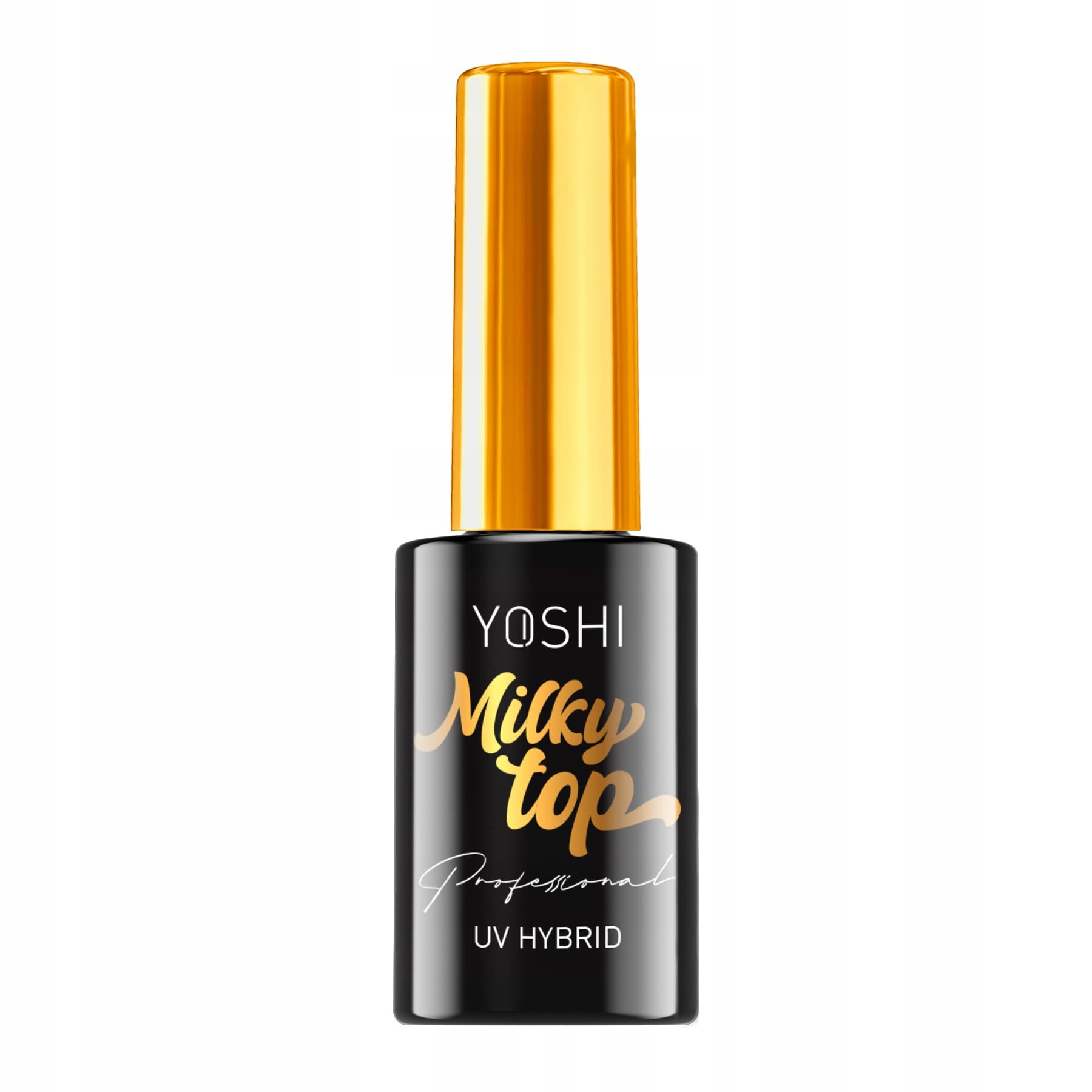 Yoshi lakier hybrydowy do paznokci mleczny top milky no wipe LED/UV 10 ml