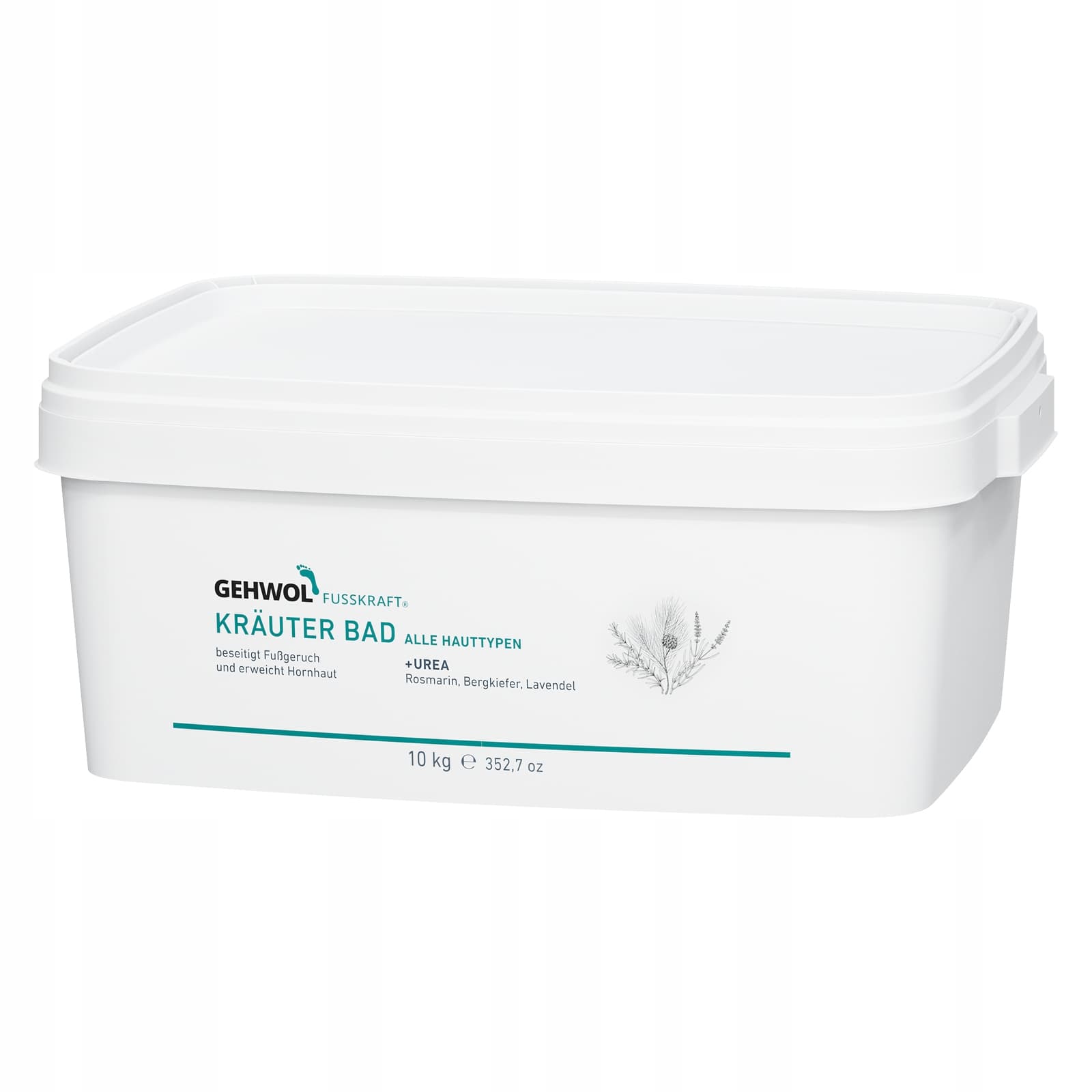 Gehwol KRAUTERBAD Sól Ziołowa do kąpieli stóp z Mocznikiem 10kg