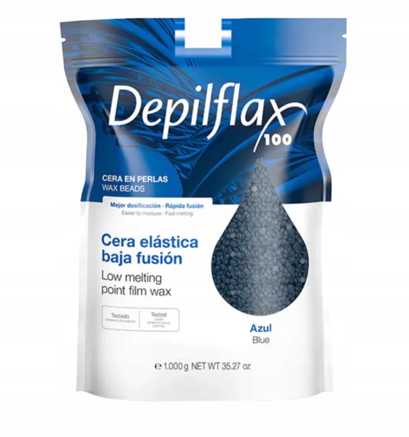 Depilflax wosk do depilacji perłowy azul 1000 g