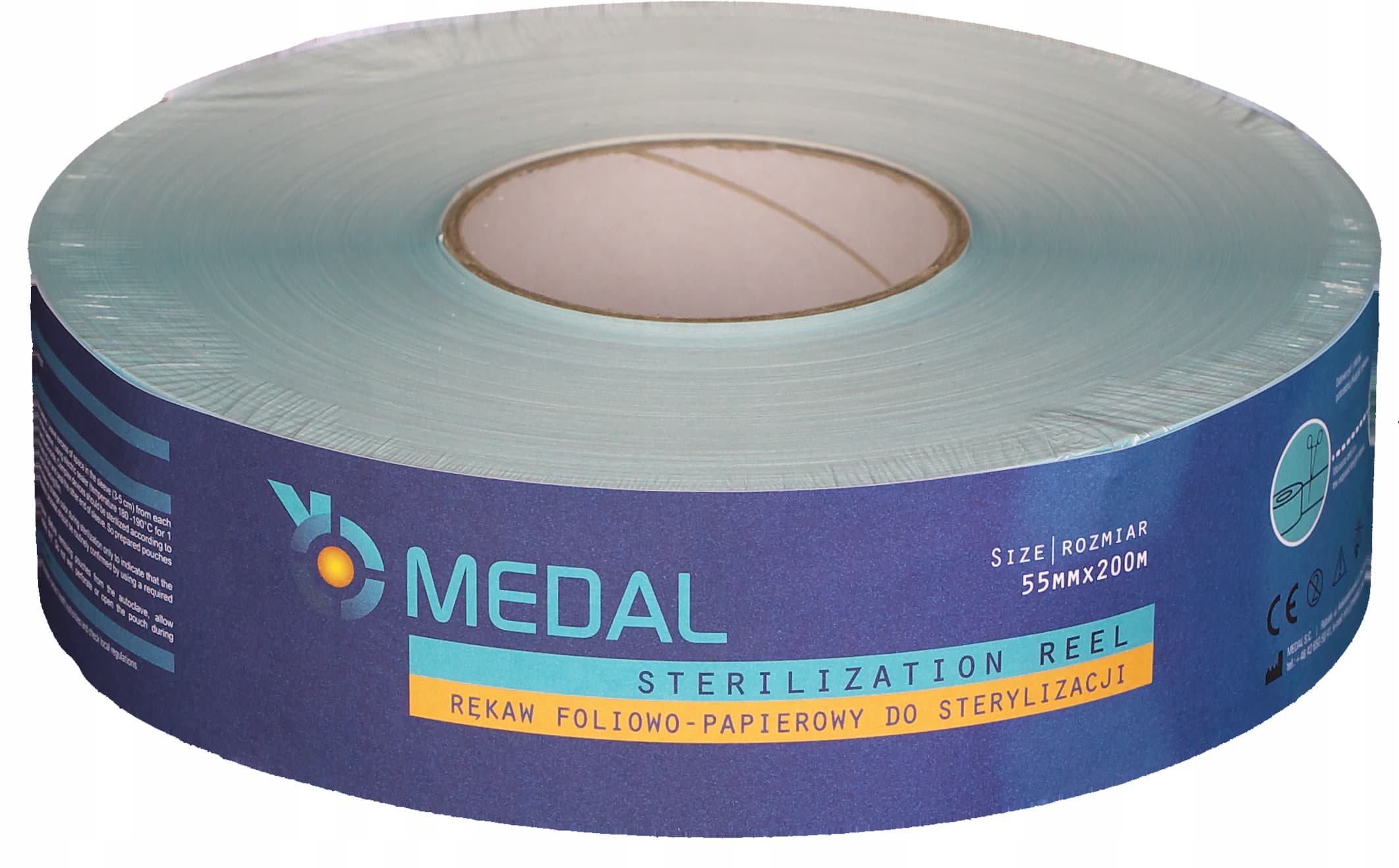 Rękaw papierowo-foliowe płaskie Medal 5,5 x 2000 cm 1 szt.