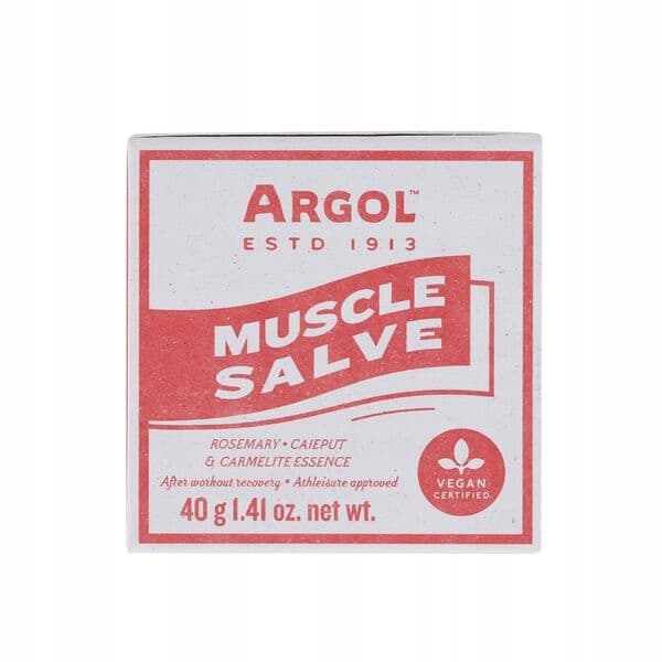 Argol Muscle Salve odświeżająco łagodzący ziołowy balsam do nacierania 40 g
