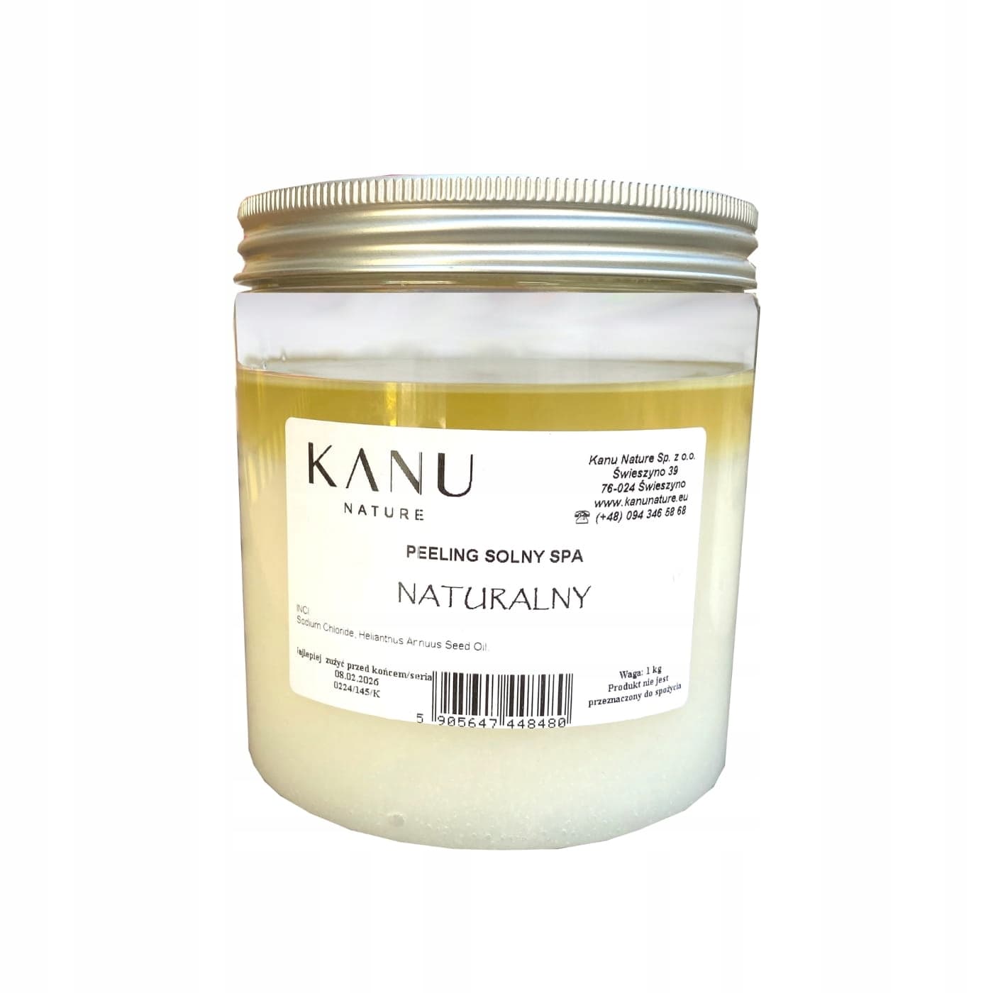 Kanu Peeling do ciała Naturalny 1kg