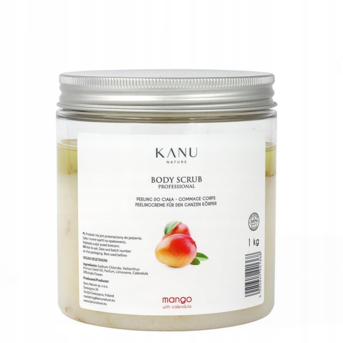 Kanu Peeling do ciała Mango z nagietkiem 1KG