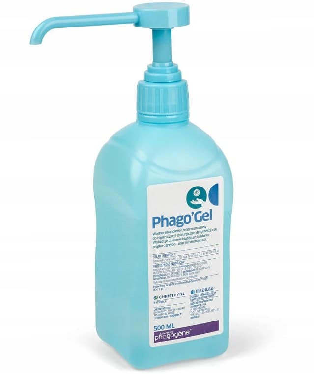 Żel Do Dezynfekcji Rąk Phago'gel 500ml