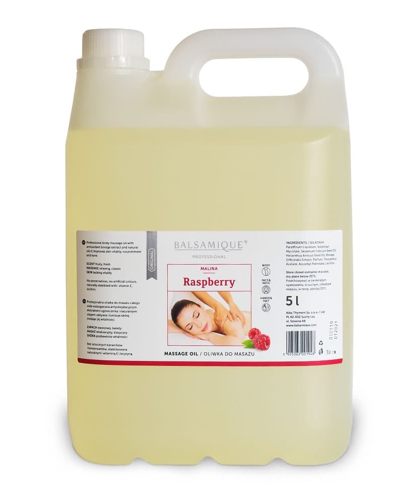 Balsamique oliwka do masażu - Malina 5000 ml