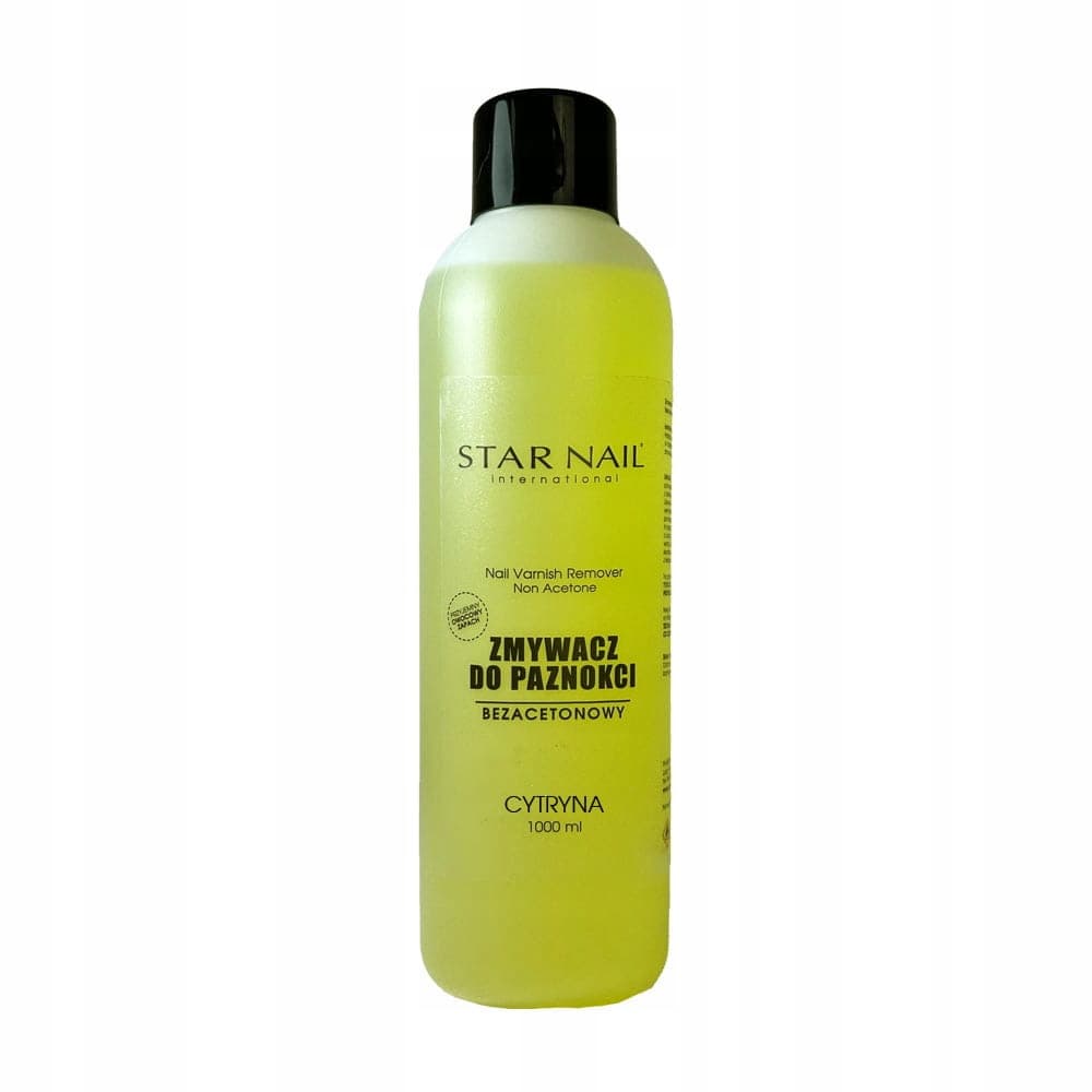 Star Nail zmywacz do paznokci bez acetonu 1000ml zapach cytryna