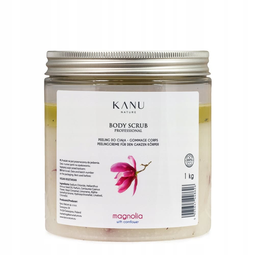 KANU PEELING DO CIAŁA Magnolia z Bławatkiem 1kg