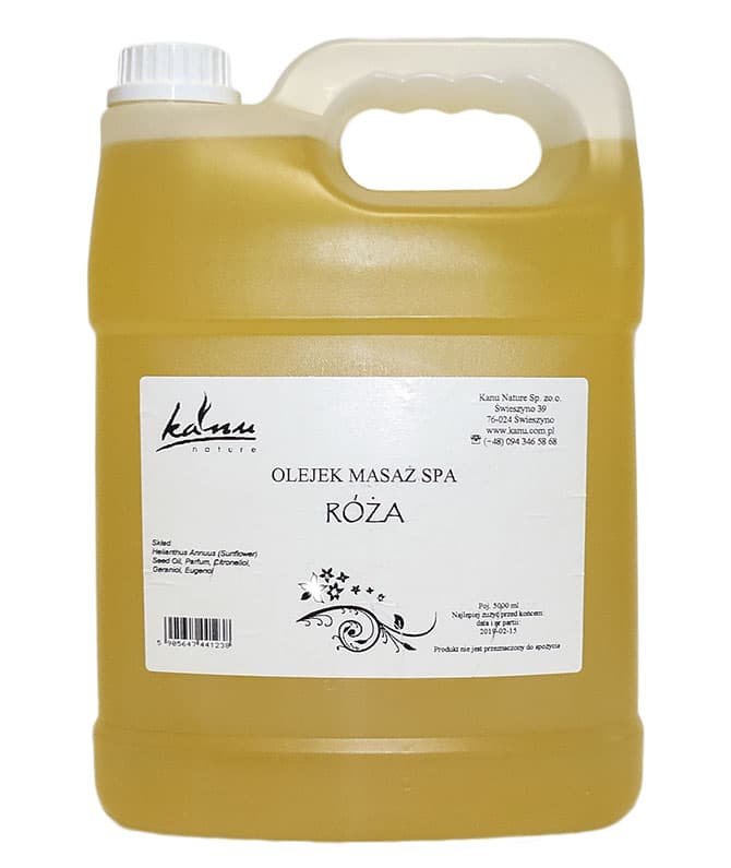 Kanu Nature Massage Oil OLEJ DO MASAŻU Róża 5l