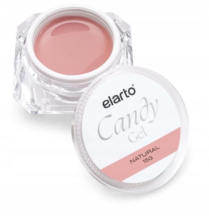 Elarto żel UV/LED Beż-Róż Gęsty Candy Natural Elarto 15g