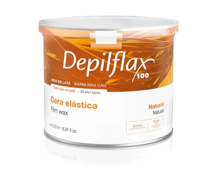 Depilflax 100 elastyczny wosk do depilacji puszka 500 ml naturalny