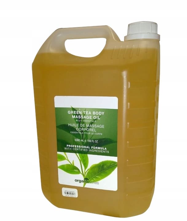 Organic Olej Oliwka do masażu ciała 5l Zielona Herbata /BEZ PARAFINY/