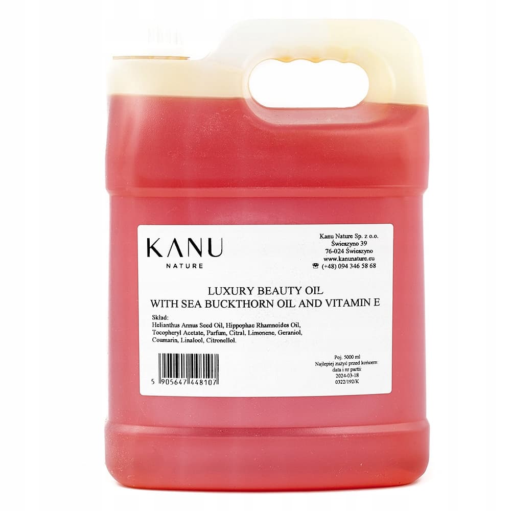 Kanu Nature Massage Oil OLEJ DO MASAŻU Rokitnik 5l