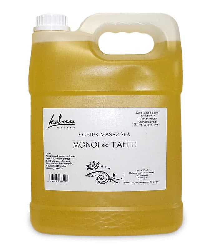 Kanu Nature Massage Oil OLEJ DO MASAŻU Monoi de Tahiti 5l
