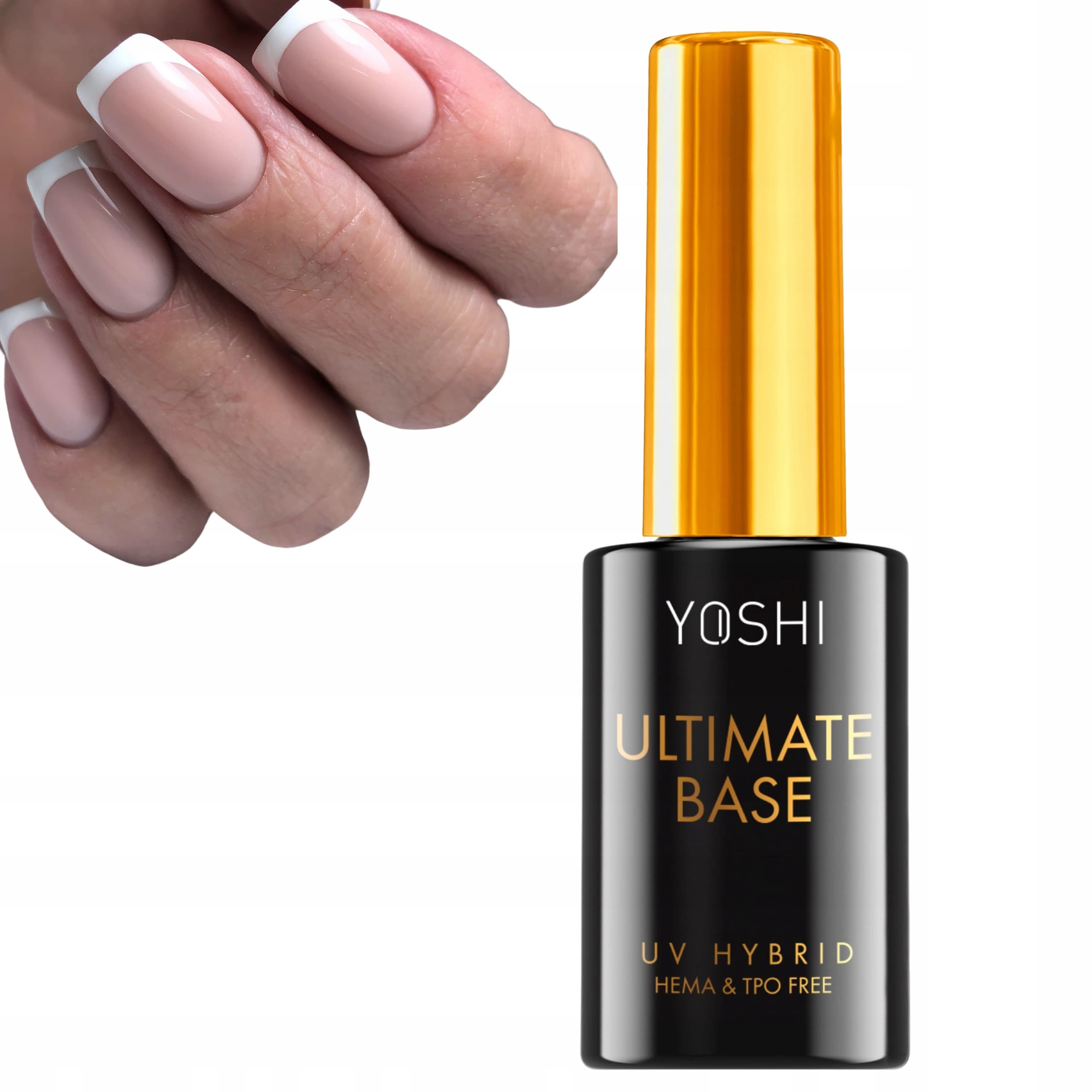 YOSHI Ultimate Base UV LED Hybrid baza hybrydowa do paznokci 10ml
