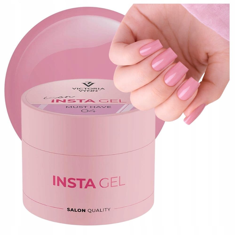 VV Żel budujący samopoziomujący Insta Gel różowy 04 Must Have 40 ml