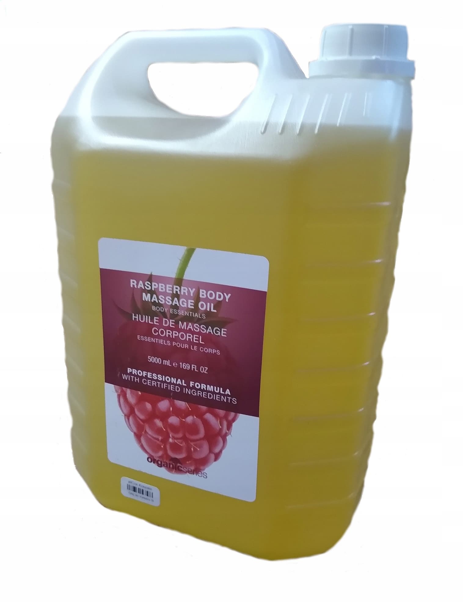 Organic Olej Oliwka do masażu ciała 5l o zapachu Malinowym/BEZ PARAFINY/