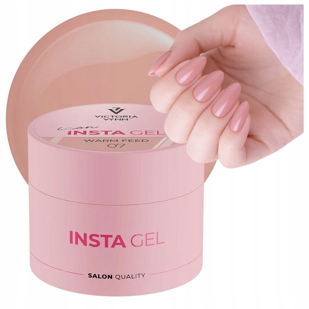Victoria Vynn budujący samopoziomujący insta gel 07 Warm Feed Beżowy 40 ml