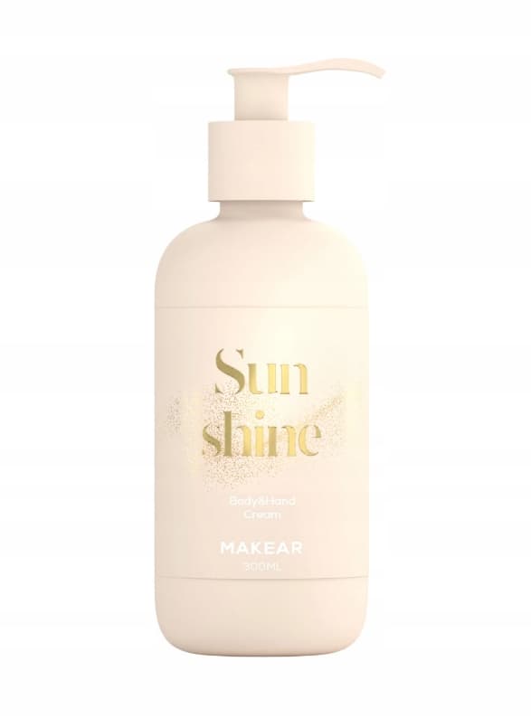 Makear Perfumowany Balsam do dłoni i ciała Sunshine 300ml złota drobinka