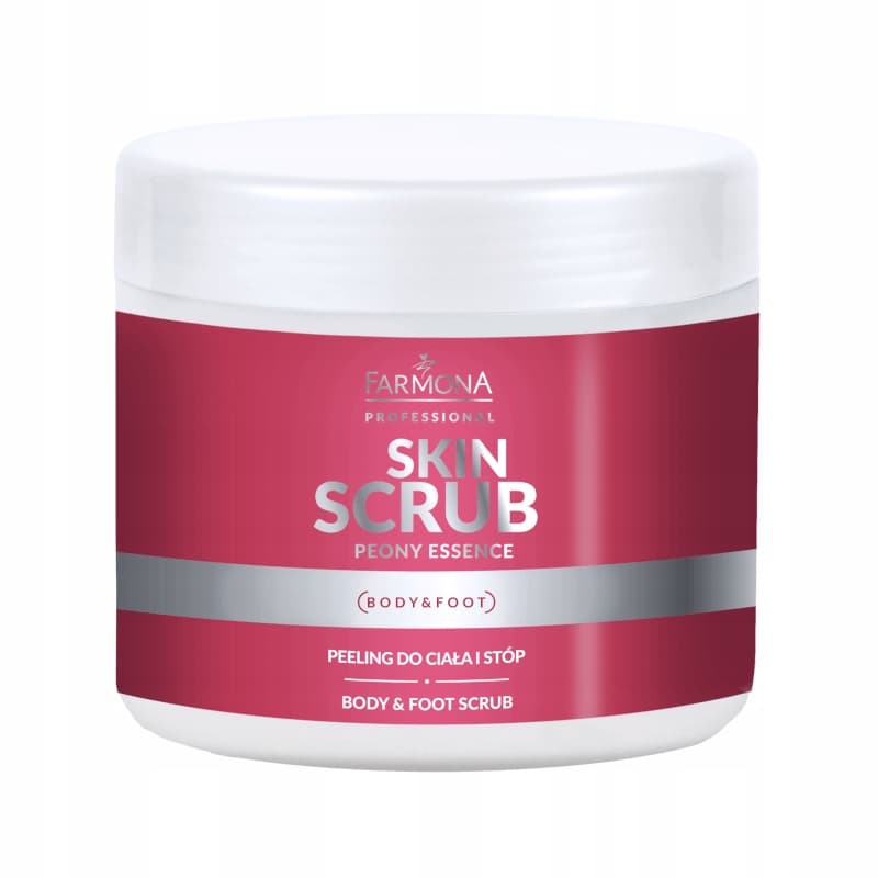 FARMONA SKIN SCRUB PEONY ESSENCE Peeling do ciała i stóp 500g
