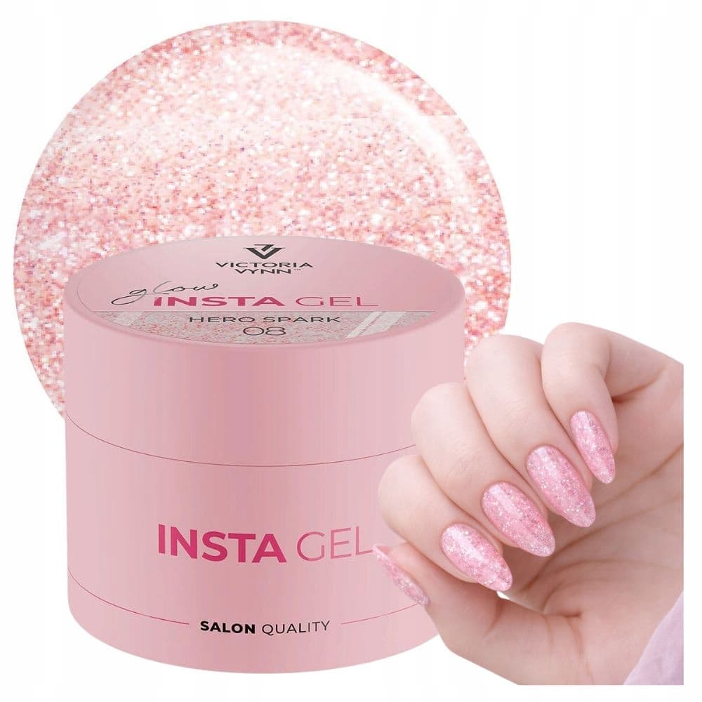 Victoria Vynn Żel Budujący Nude Z Drobinkami Insta Gel 08 Hero Spark 40ml