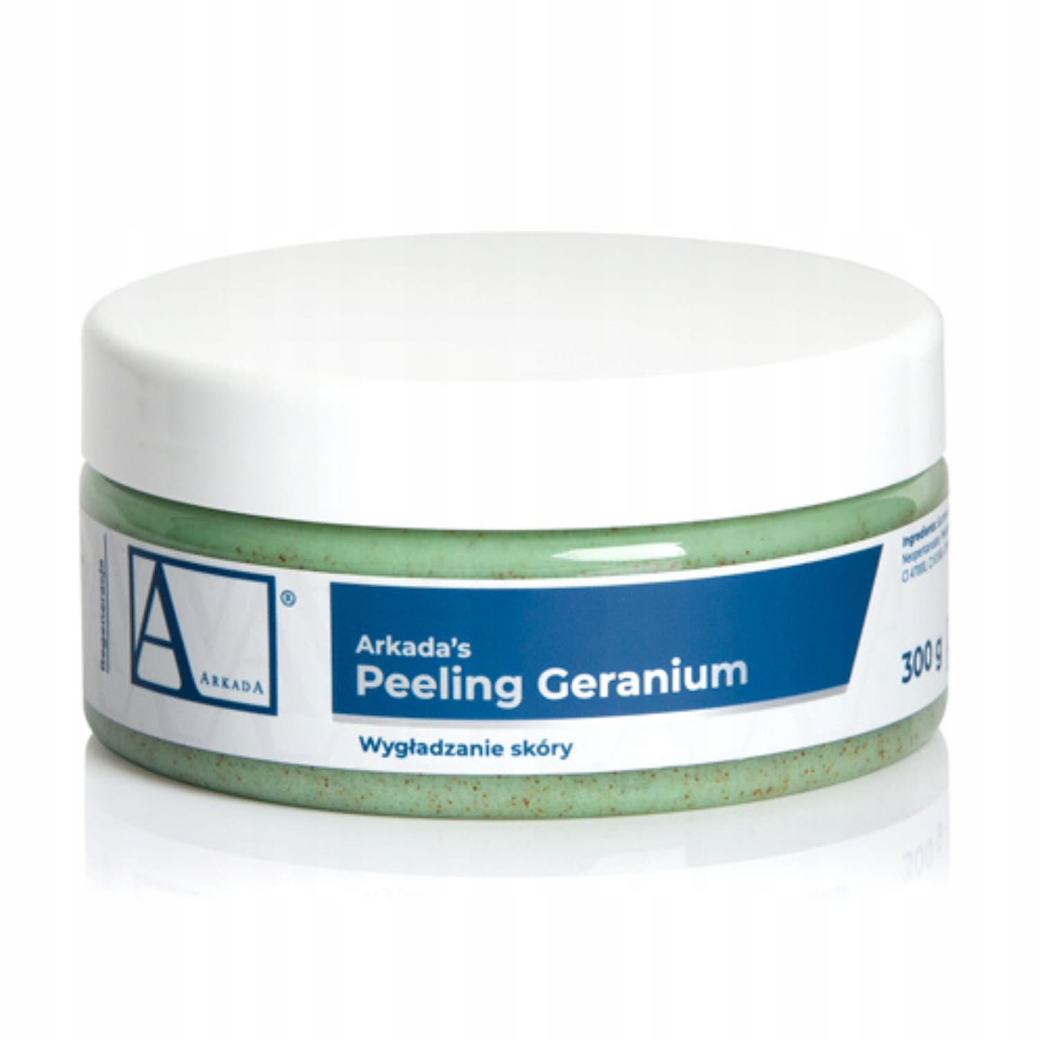 Aarkada peeling do stóp i dłoni z olejkiem Geranium 300 g