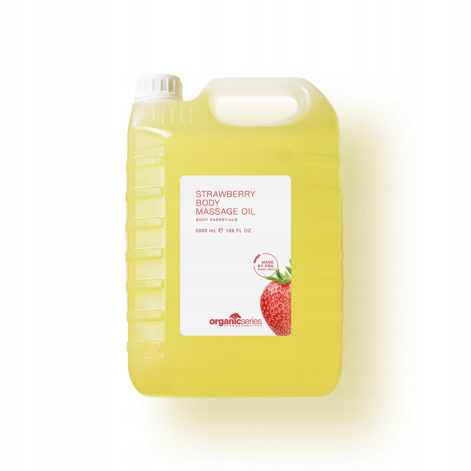 Organic Olej Oliwka do masażu ciała 5l o zapachu truskawkowym/BEZ PARAFINY/