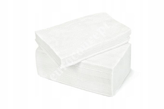 Chusta do demakijażu PLAIN GŁADKA 10x12,5cm 100szt.