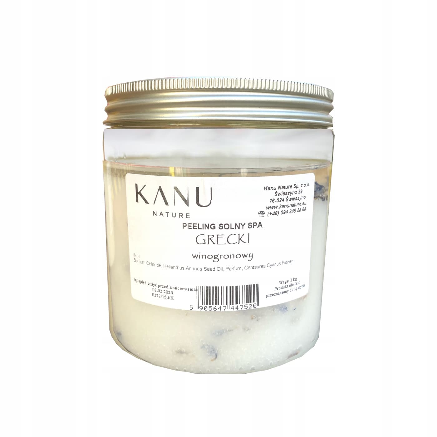 Kanu Peeling do ciała Winogrona 1000 g
