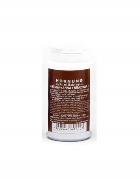 Henna proszkowa Anna Hornung brązowa 100g