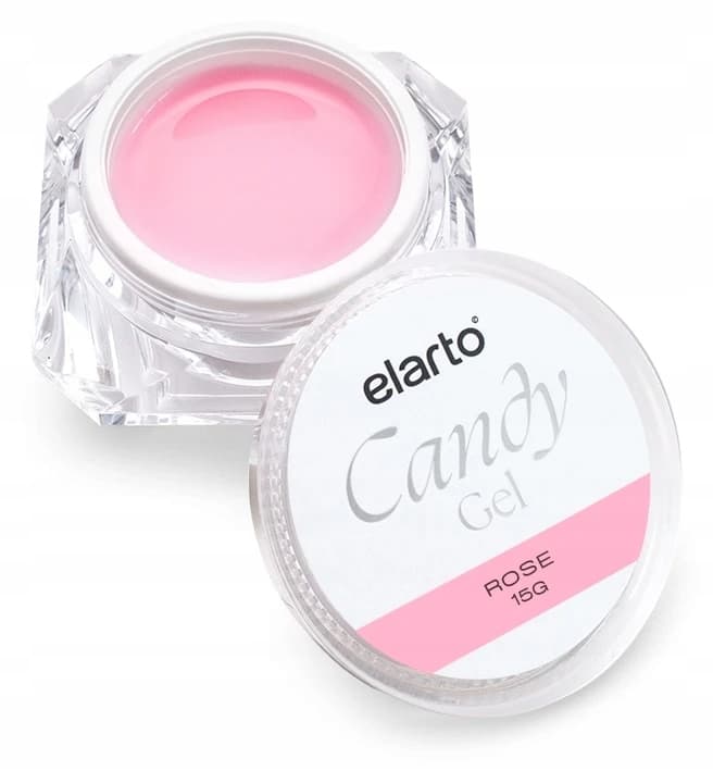 Żel Budujący Elarto Różowy Candy Rose 15g