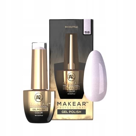 Lakier hybrydowy lakier kolorowy Makear 518 8 ml