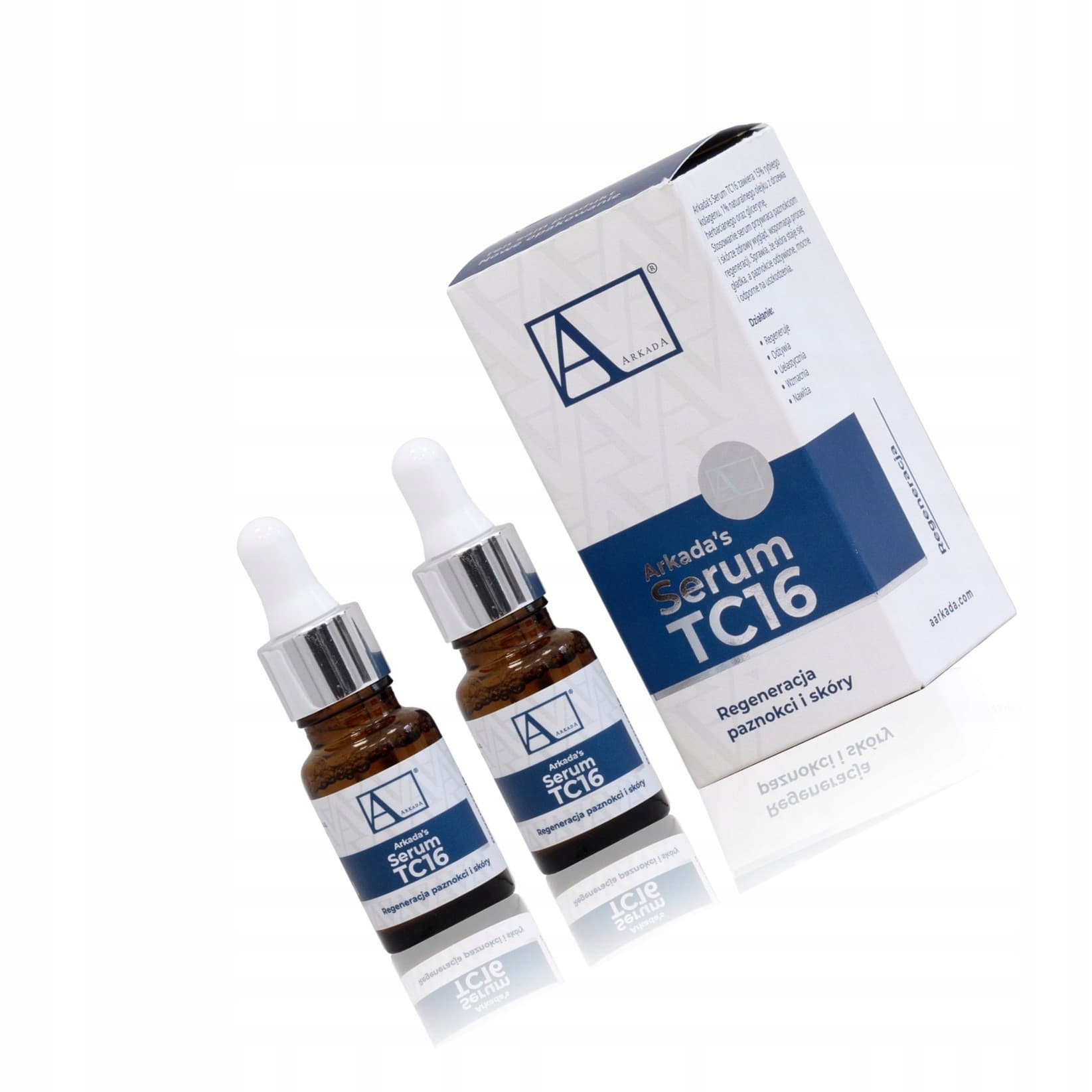 ARKADA 2x serum kolagenowe TC16 odbudowa paznokci