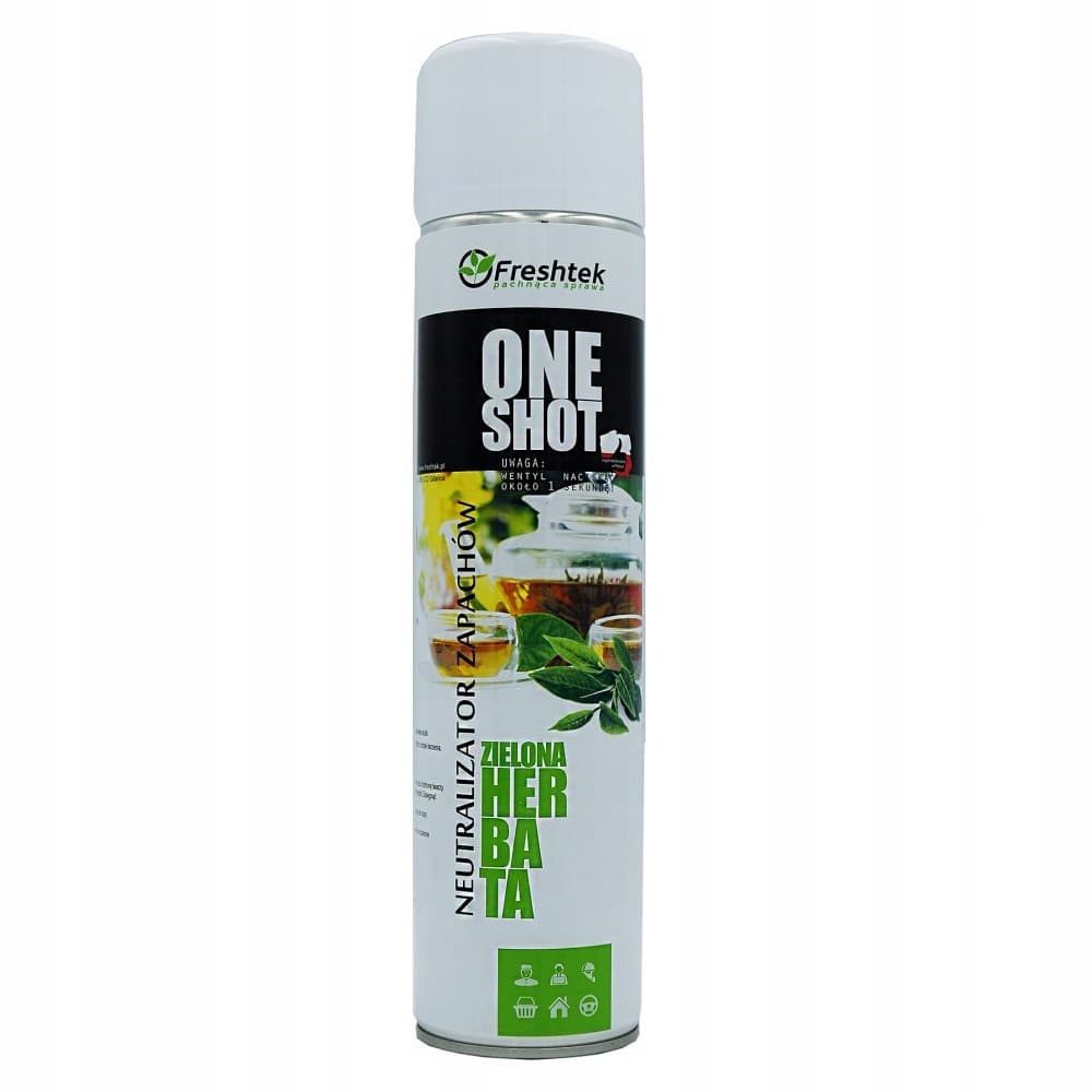 Freshtek odświeżacz powietrza neutralizator zapachów zielona herbata 600ml