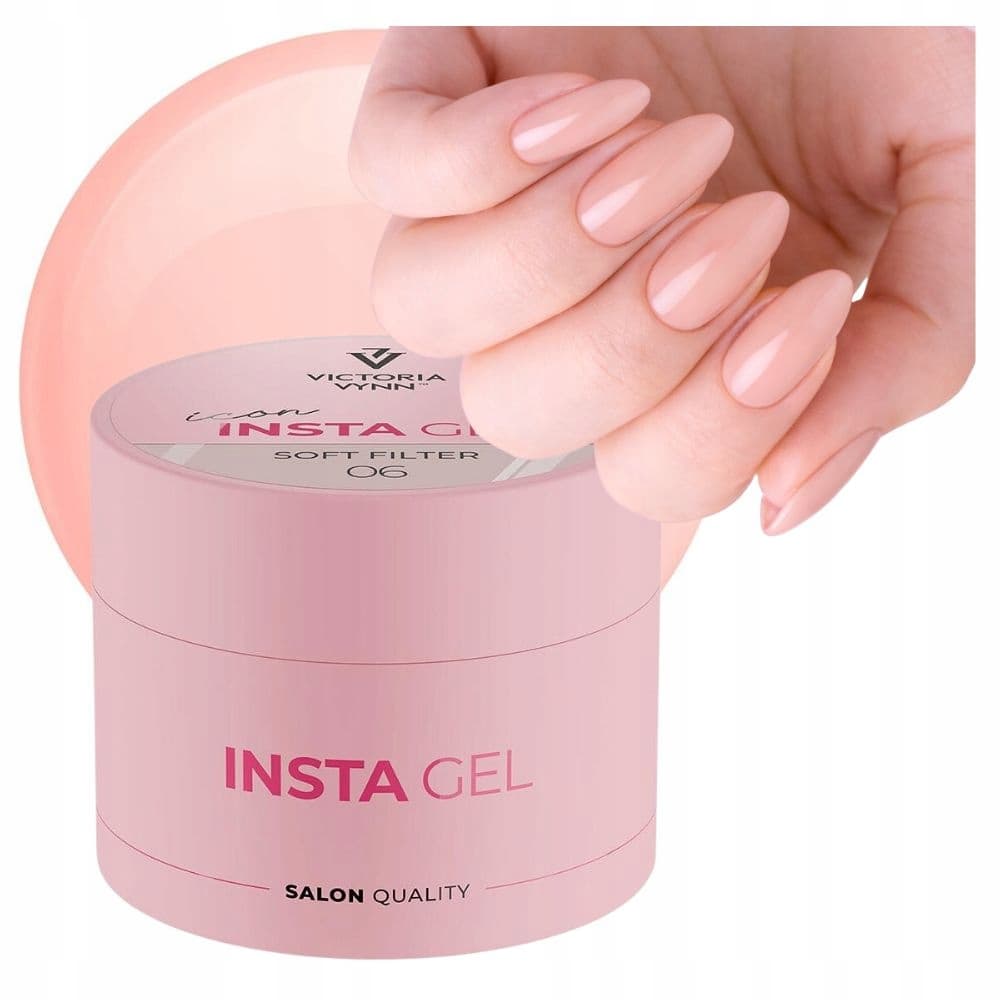 VV Żel budujący do paznokci insta gel beżowy 06 Soft Filter 40 ml