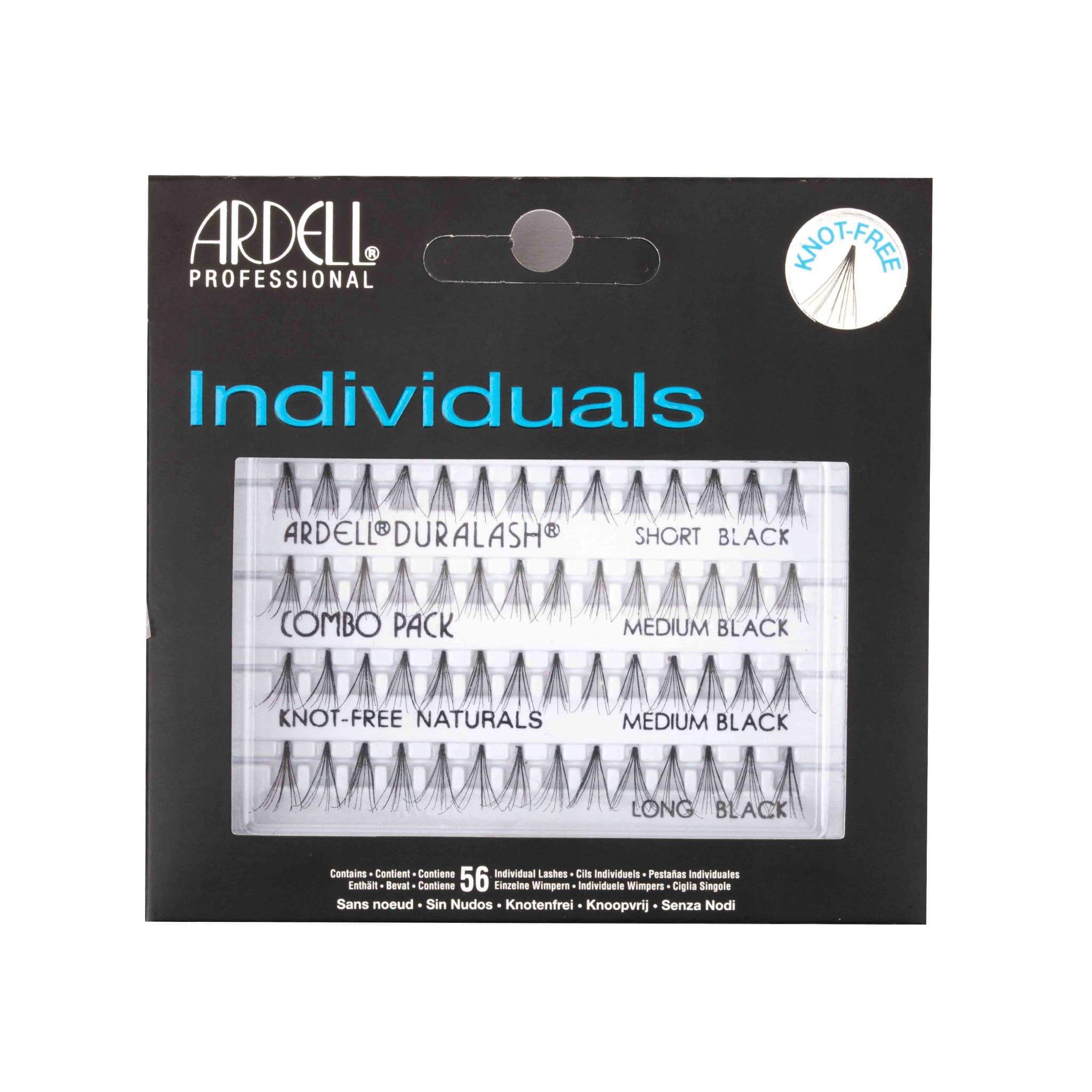 Rzęsy kępki Ardell combo pack knot free naturals