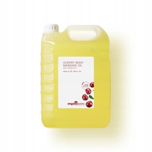 Organic Olej Oliwka do masażu ciała 5l o zapachu wiśniowy /BEZ PARAFINY/