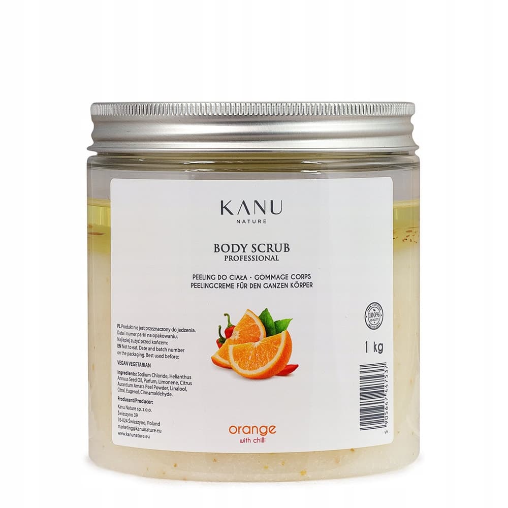 Kanu Peeling do ciała Pomarańcza z Chilli 1kg